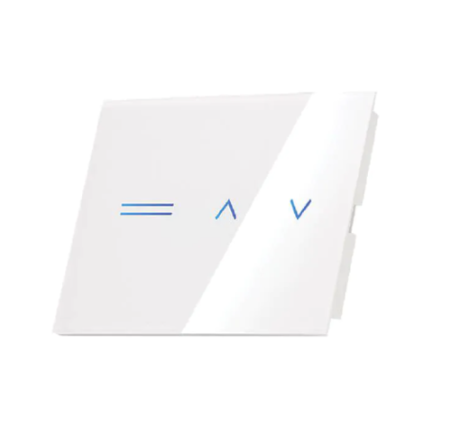 מתג חכם 1 הדלקה 1 תריס- לבן semicom