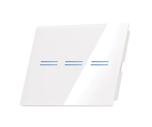 מתג זיגבי חכם 3 הדלקות- לבן semicom