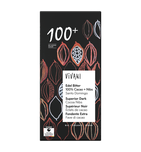  VIVANI Superior Dark 100+ with cocoa nibs