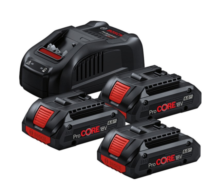 סט 3 סוללות 4A PRO CORE ומטען מהיר 0615990N2G
