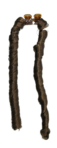 פאות מסולסלות חום