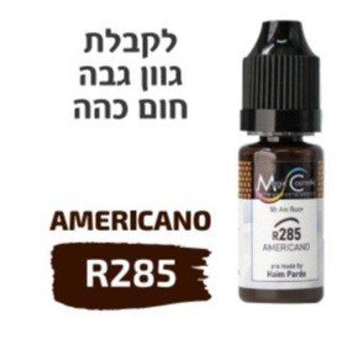 צבע פיגמנט איפור קבוע לגבות AMERICANO R285