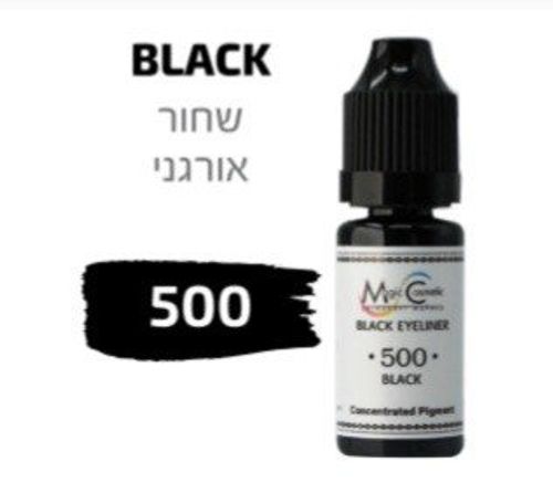 צבע פיגמנט איפור קבוע עיניים אייליינר BLACK 500
