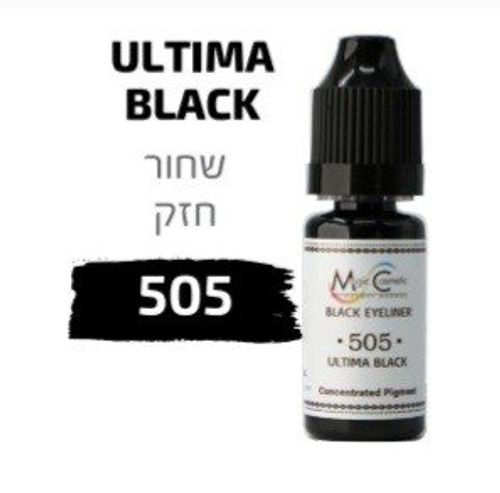 צבע פיגמנט איפור קבוע עיניים אייליינר ULTIMA BLACK 505