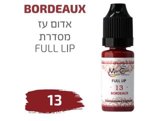 צבע פיגמנט איפור קבוע לשפתיים BORDEAUX 13