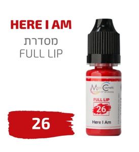 צבע פיגמנט איפור קבוע לשפתיים HERE I AM 26