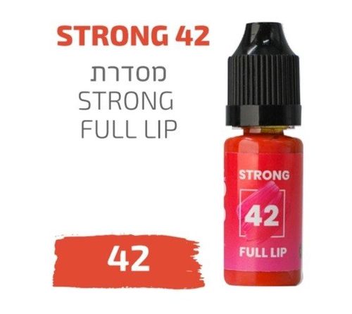 צבע פיגמנט איפור קבוע לשפתיים STRONG 42