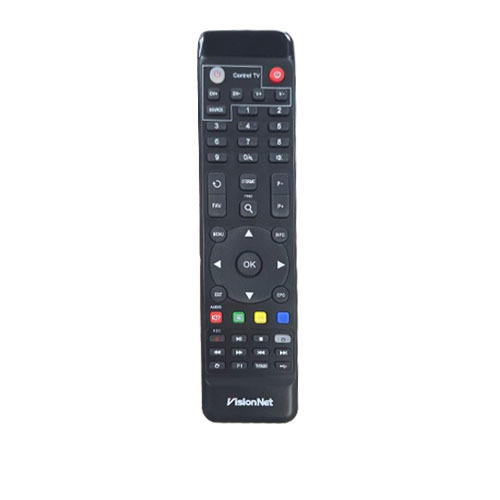 שלט רחוק לממיר עידן פלוס VisionNet Clear ויזינט מקורי
