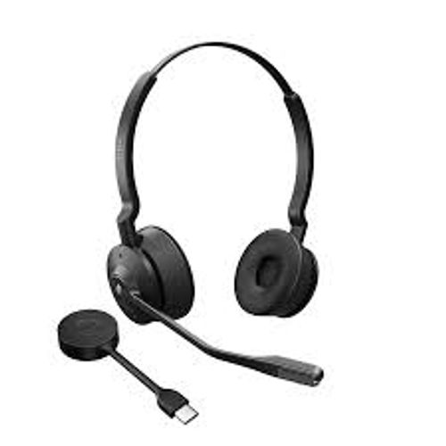 אוניות אלחוטיות Jabra Engage 55, Stereo, USB-C, MS, EMEA/APAC