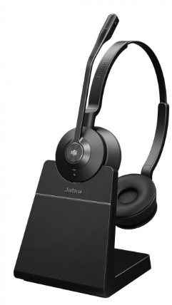 אוניות אלחוטיות Jabra Engage 55 SE, Ster. USB-A, MS, Stand, EM/AP כולל סטנד