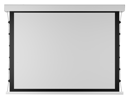מסך הקרנה אינטגרלי חשמלי נסתר מותחנים LUXI Inceeling Tensioned 244X137