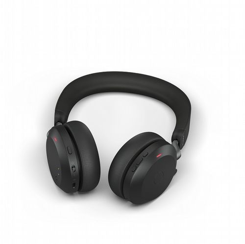  אוזניות אלחוטיות Jabra Evolve2 75 Link380c MS Stereo Stand Black