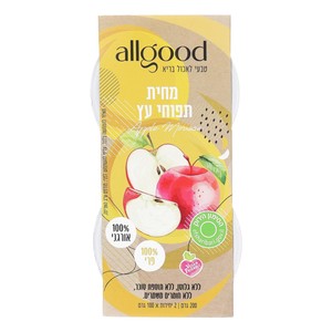 מחית תפוחי עץ אורגני לל"ג 200 גרם -allgood