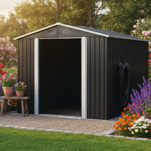 מחסן מתכת דגם Garden Top 2.36X3.03 YX108