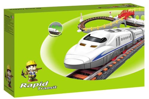 ערכת רכבת חשמלית עם מסלול 8 וגשר Rapid Transit