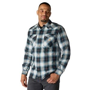 חולצה משובצת מונטנה Rugged Flex® עם צמדנים - Outline