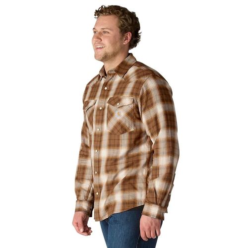חולצה משובצת מונטנה Rugged Flex® עם צמדנים - Outline