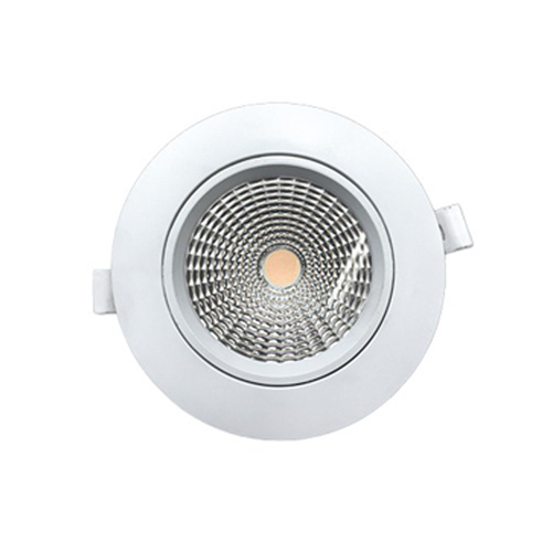 שקוע לד עגול COB מתכוונן Miami CCT 5.5cm 4W (מסגרת לבנה)