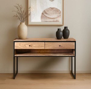 טיאם – קונסולה 2 מגירות ומדף