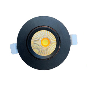 שקוע לד עגול COB מתכוונן Miami CCT 9cm 10W (מסגרת שחורה)