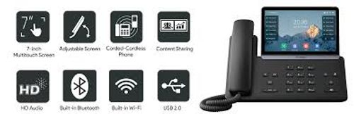 טלפון Yealink T87W SIP