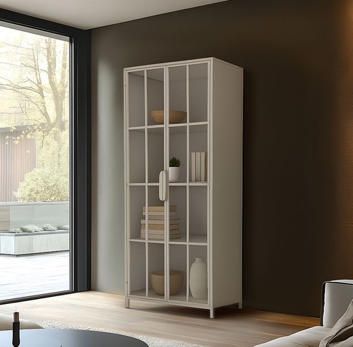 הלסינקי – ויטרינה מתכת 180 | שמנת