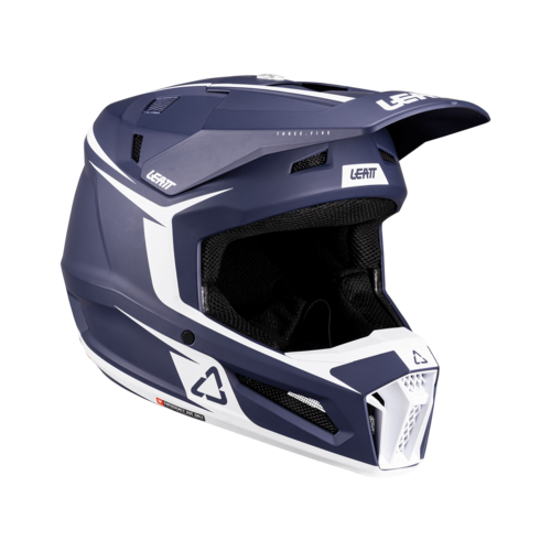 קסדת ילדים ליט כחול כולל משקפי אבק מתנה -  LEATT MOTO 3.5 JR V26