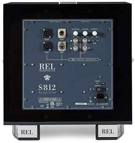 סאב וופר REL S/812 מתצוגה! צבע שחור בלבד!