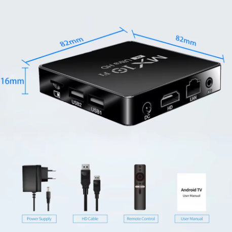  סטרימר חכם אנדרואיד TV BOX Android13 smart כולל שלט דגם mx10