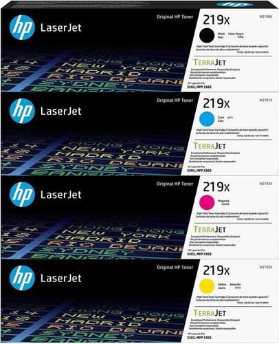 סט 4 טונרים מקורי W2190X/2191X/2192X/2193X HP219X