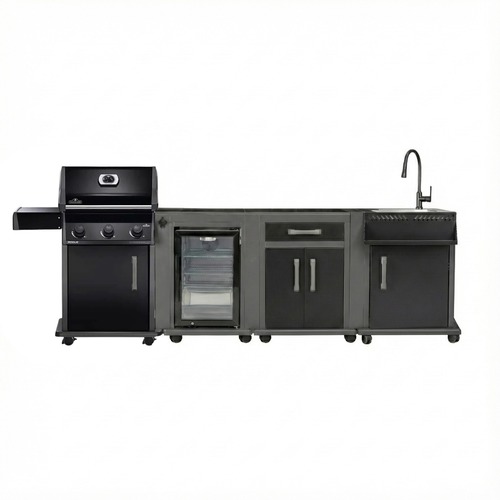 ROGUE MODULAR KITCHEN – NAPOLEON דגם רוג 425 + יחידת מקרר + יחידות כיור + יחידת אחסון