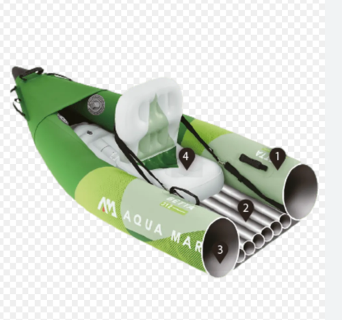 קיאק מתנפח ליחיד BETTA דגם BE-312 מבית AQUA MARINA