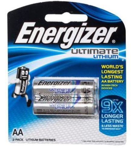 4 סוללות ליתיום ENERGIZER AA