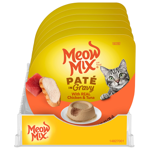 מיאו מיקס מעדן פטה עוף וטונה ברוטב 78 גרם