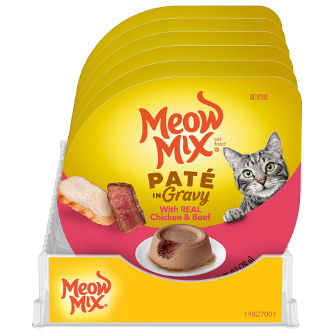 מיאו מיקס מעדן פטה עוף ובקר ברוטב 78 גרם