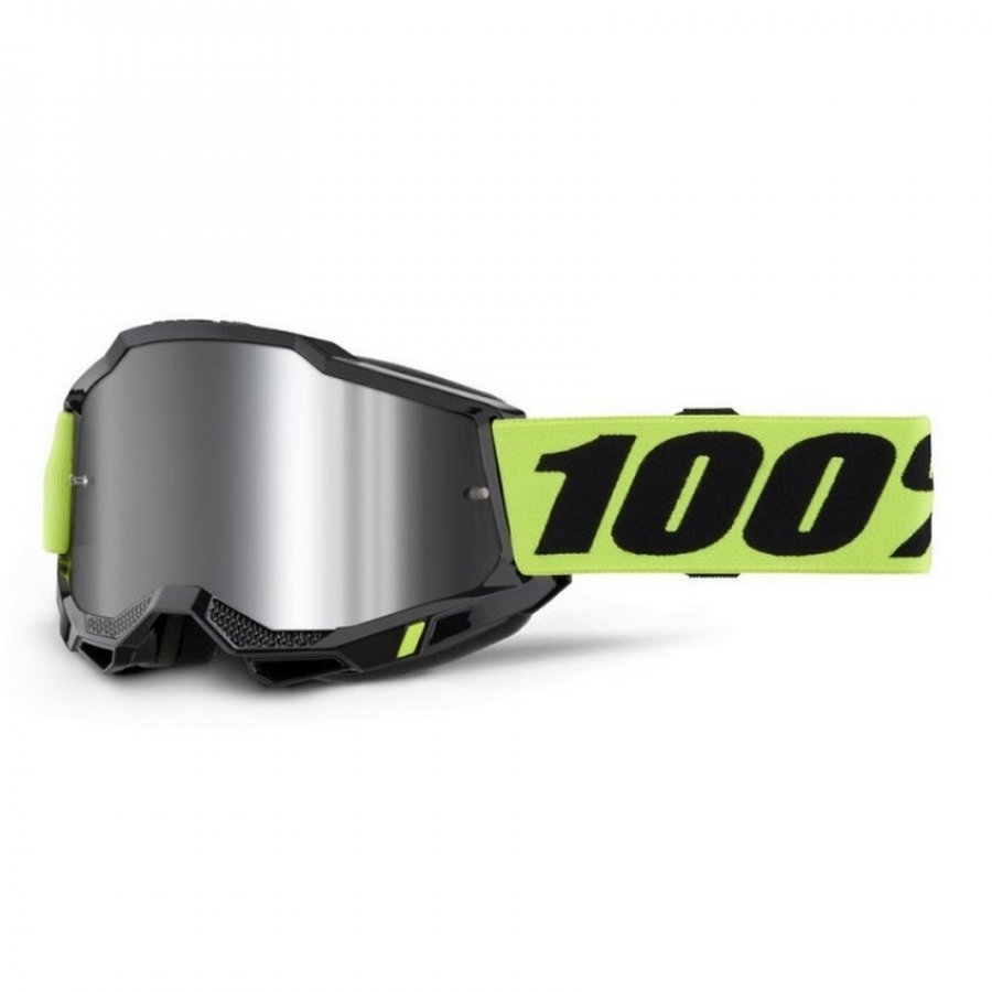משקפי אבק 100% צה/שח עדשה כסופה - ACCURI 2 100%