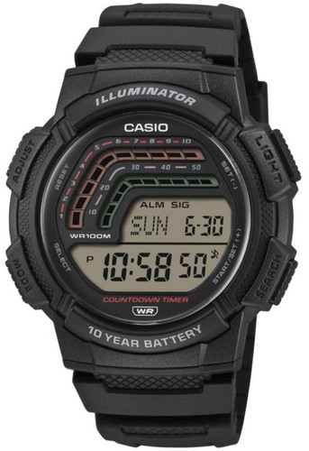 CASIO WS-1800-1A סוללה ל-10 שנים דיגיטלי עם מגוון פונקציות