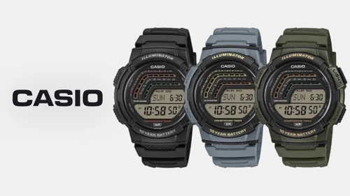 CASIO WS-1800-3A סוללה ל-10 שנים דיגיטלי עם מגוון פונקציות