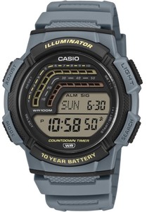 CASIO WS-1800-2A סוללה ל-10 שנים דיגיטלי עם מגוון פונקציות