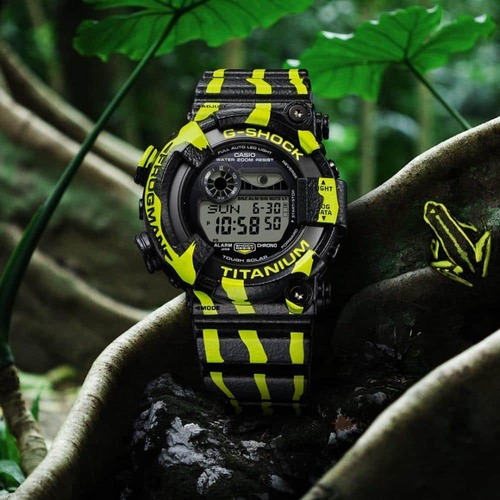 CASIO FROGMAN GW-8200TPF-1D מהדורה מיוחדת צפרדע החצים הרעילה הזעירה בעלת שלושת הפסים*.  