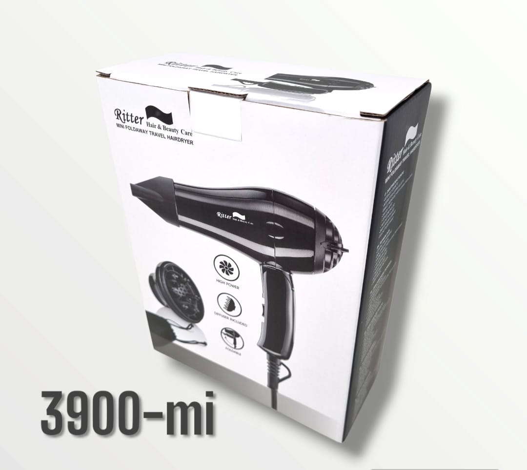 פן מייבש שיער מיני מתקפל לנסיעות Ritter 3900 MI ריטר