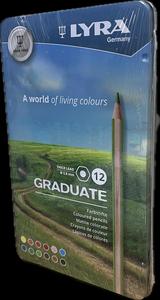 LYRA 12 coloured pencils GRADUATE