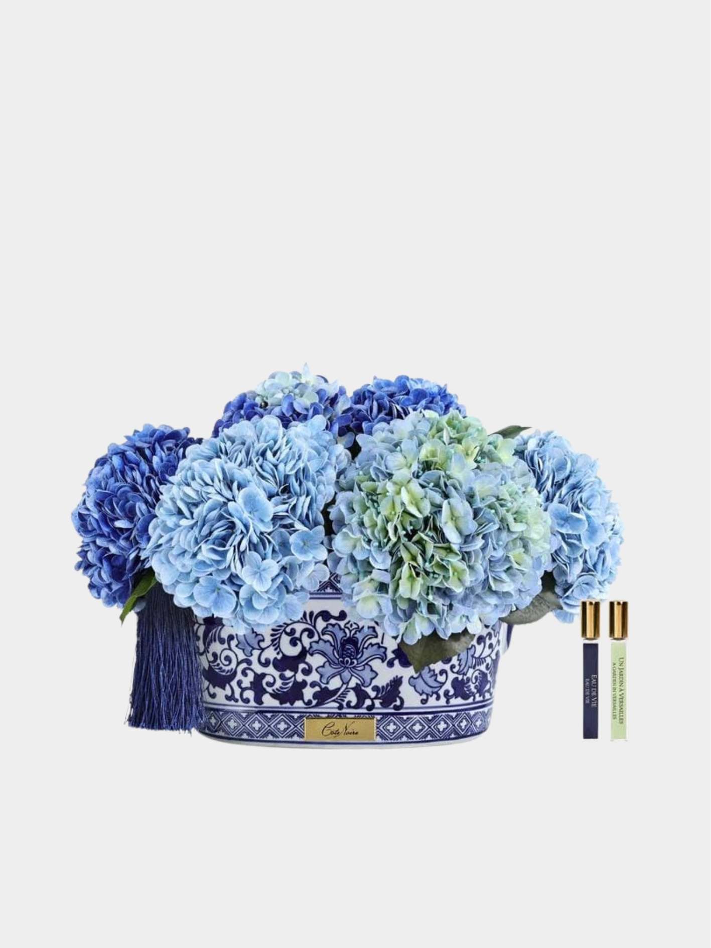 עציץ CHINOISERIE HYDRANGEAS בינוני כחול