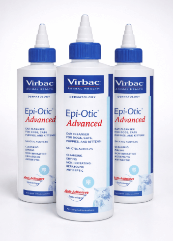 נוזל לניקוי אוזניים Virbac Epi-Otic 125 מ״ל דיל 3 יחידות