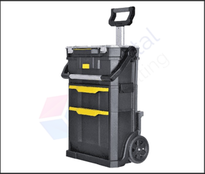עמדת עבודה ניידת 3 קומות STANLEY – פתרון אחסון מודולרי חכם לאנשי מקצוע