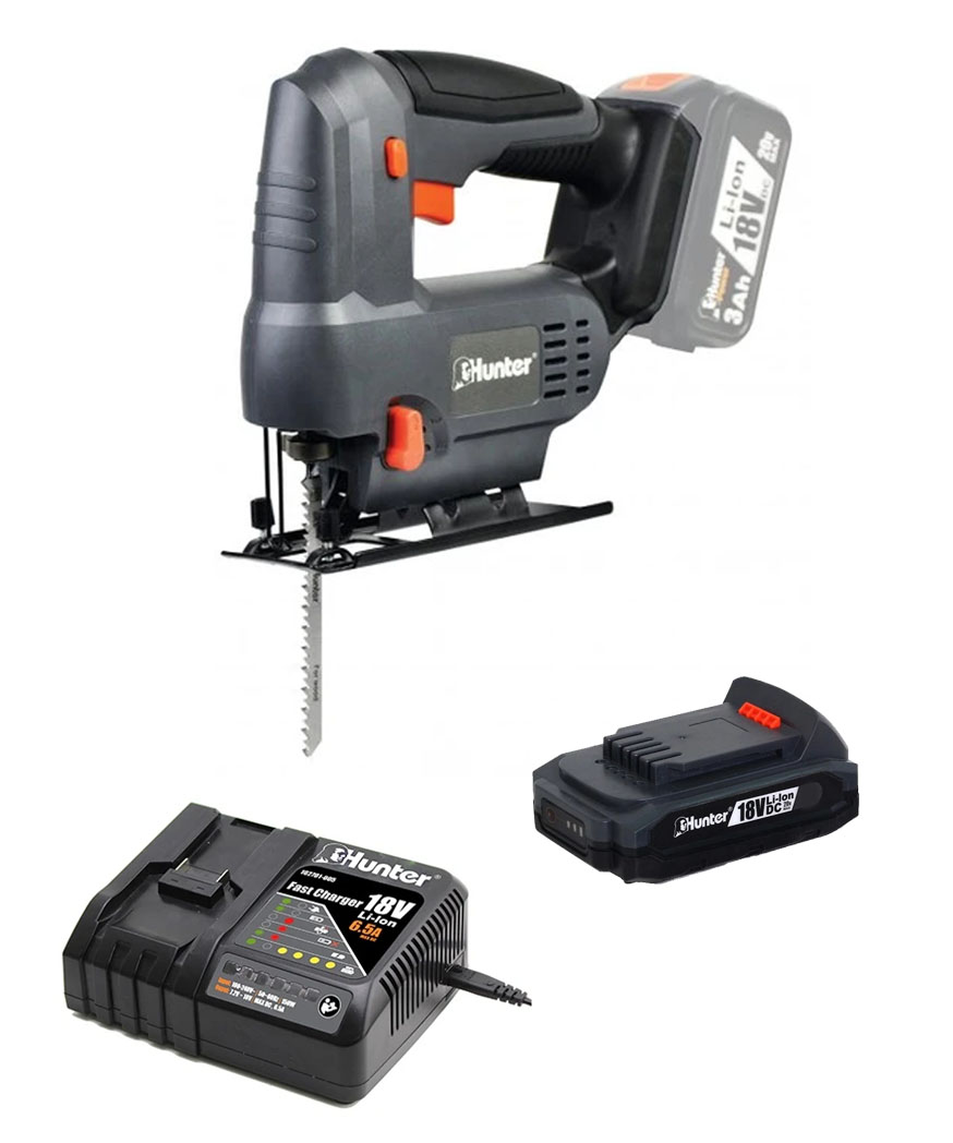 משור אנכי נטען 18V + סוללה 2.0AH 100610-006