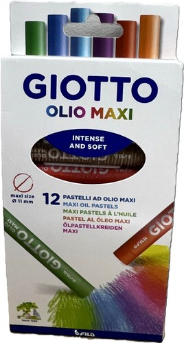 Olio maxi 12 pastels 11mm