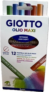 Olio maxi 12 pastels 11mm