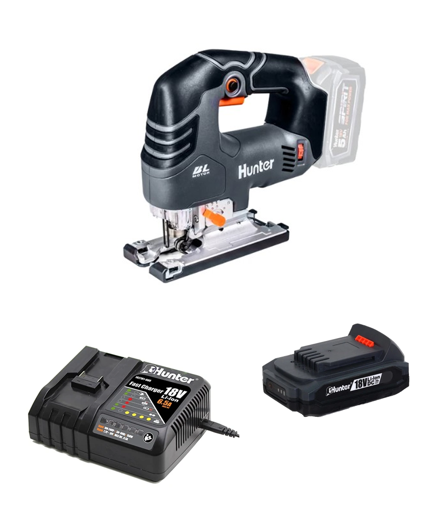 מסור אנכי נטען 18V + סוללה 4.0AH 100610-015