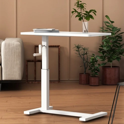 שולחן מחשב מתכוונן לעמידה עם גלגלים נסתרים | שולחן אחות אילמת מתכוונן